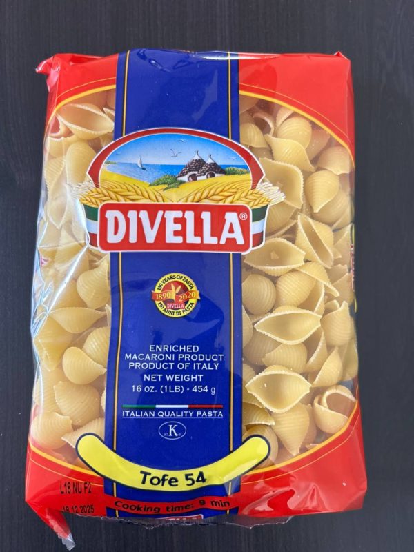 Divella Tofe (Shells), 16 oz