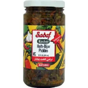 Sadaf Haft-Bijar Pickles Kosher, 12 oz