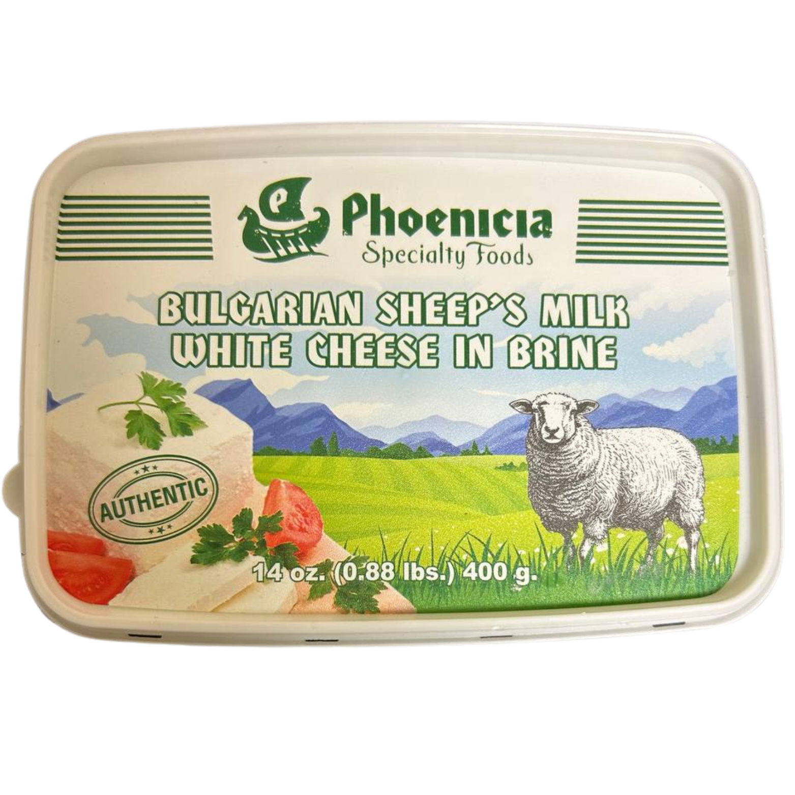 Bulgarian Sheep's Milk White Cheese In Brine, 14 oz