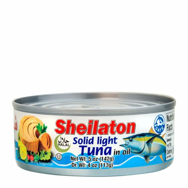 Sheilaton Solid light Tuna Fish In Oil , 5 oz
