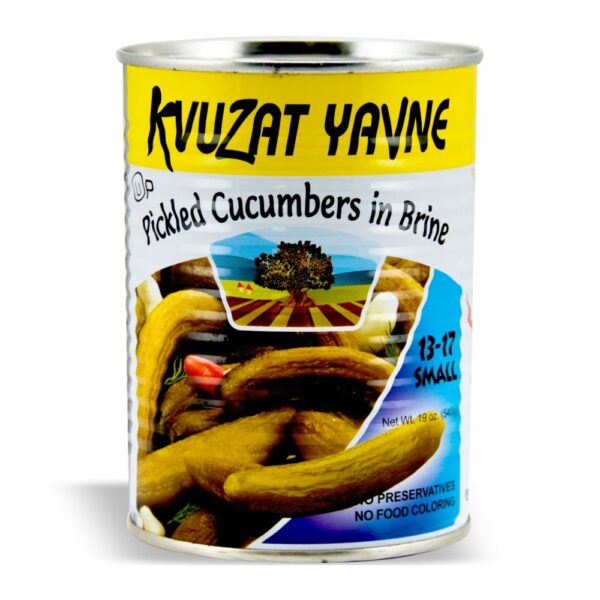 Yavne Pickled Cucumbers in Brine, 19 oz