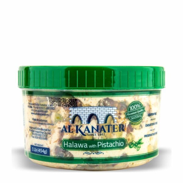 Al Kanater Halva Pistachio, 16 oz