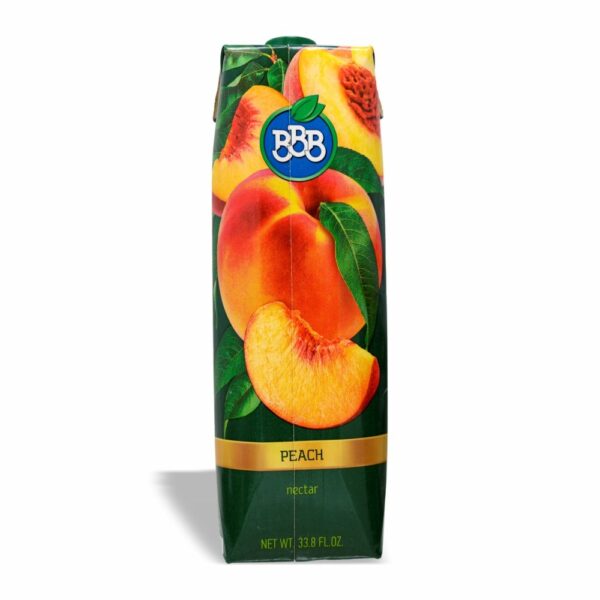 B.B.B. Peach Juice, 33.8 oz