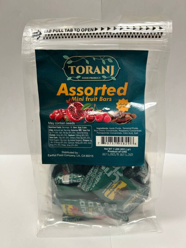 Assorted Mini Fruit Bars, 16 oz