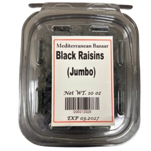 Black Raisins (Jumbo), 10 oz