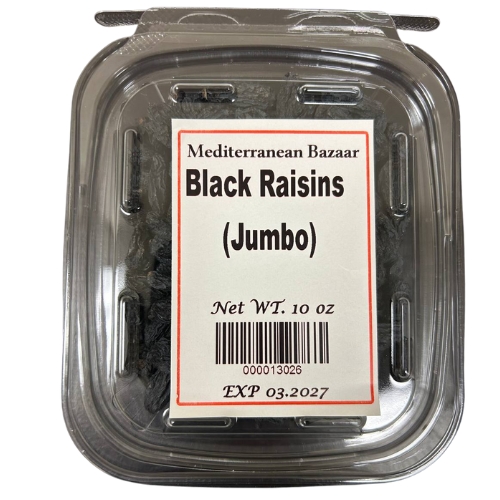 Black Raisins (Jumbo), 10 oz