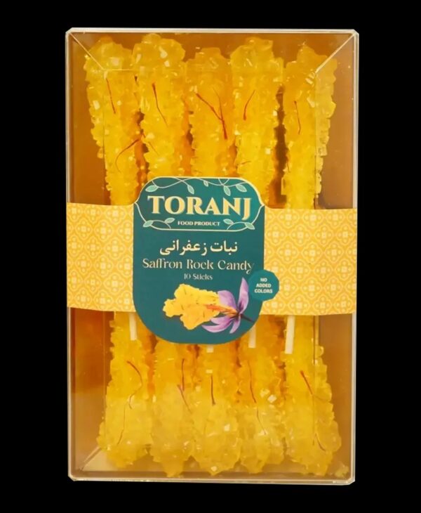 Toranj Saffron Rock Candy, 5 oz