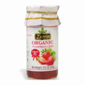 Zarrin Strawberry Jam Organic, 10 oz