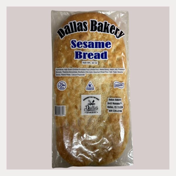 Frozen Sesame Bread, (Get it fresh every Monday), 16 inch