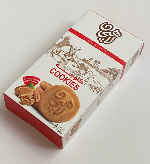 Walnut filling Lahijan kolooche, Contain 4 Cookies - Image 2