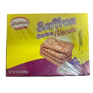 Saffron Sesame Biscuits, 16.9 oz