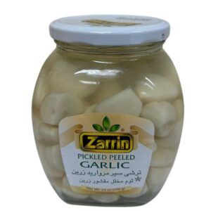 Zarrin Pickled Peeled Garlic, 24 oz