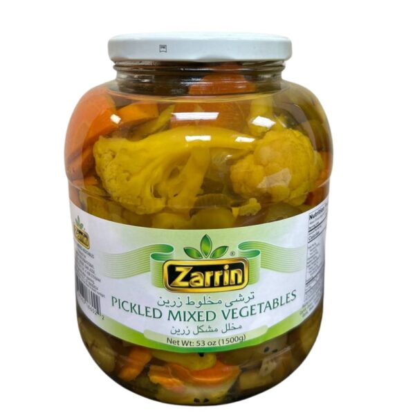 ZARRIN Pickled Mixed Vegetables, 53 oz