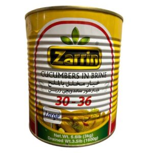 Zarrin Cucumbers in Brine, 6.6 lb