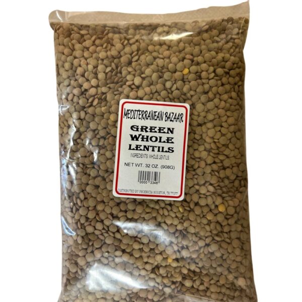 Whole Green Lentils, 32 oz