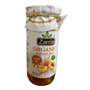 Zarrin Organic Apricot Jam, 10.2 oz