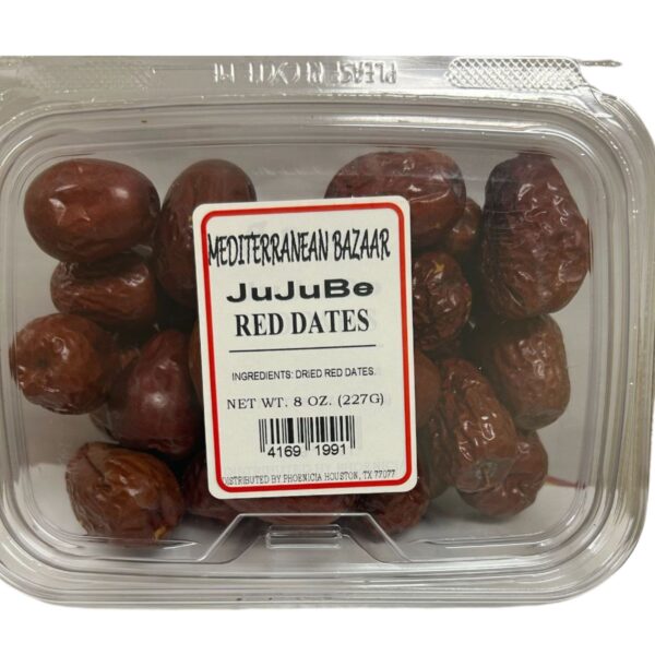 Mediterranean Red Dates Jumbo, 8 oz