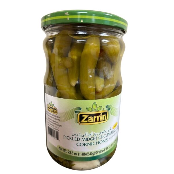 Zarrin Pickled Midget Cucumbers, 22.5 oz