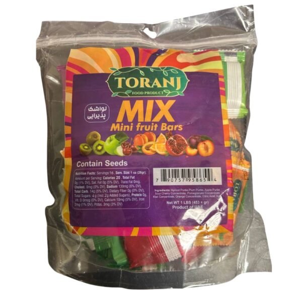 Toranj Mix Mini Fruit Bars, 16 oz