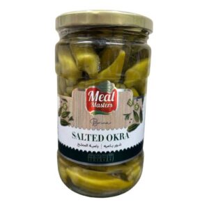 Salted Okra in Brine, 24 oz