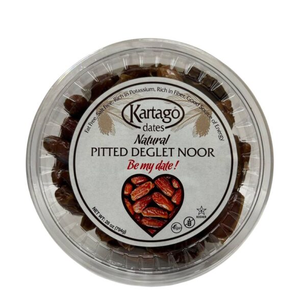 Kartago Pitted Deglet Noor Dates , 28 oz