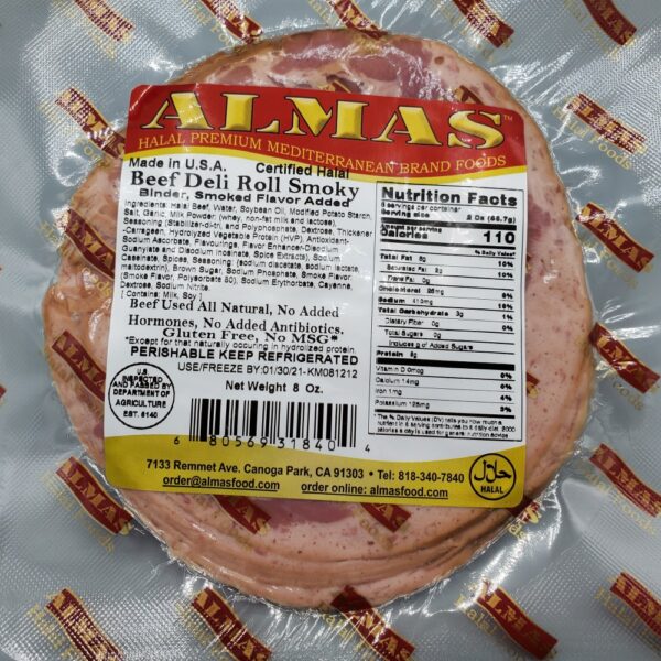 Sliced Beef Deli Roll Smoky, 8 oz