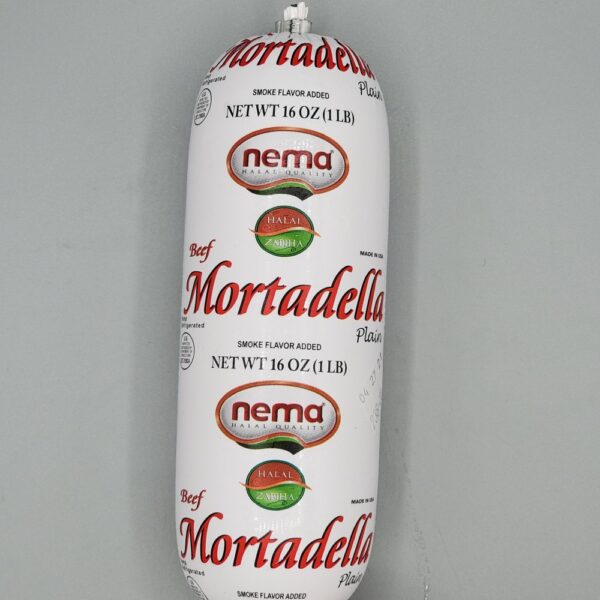 Beef Mortadella Smoke Flavor (Halal), 16 oz