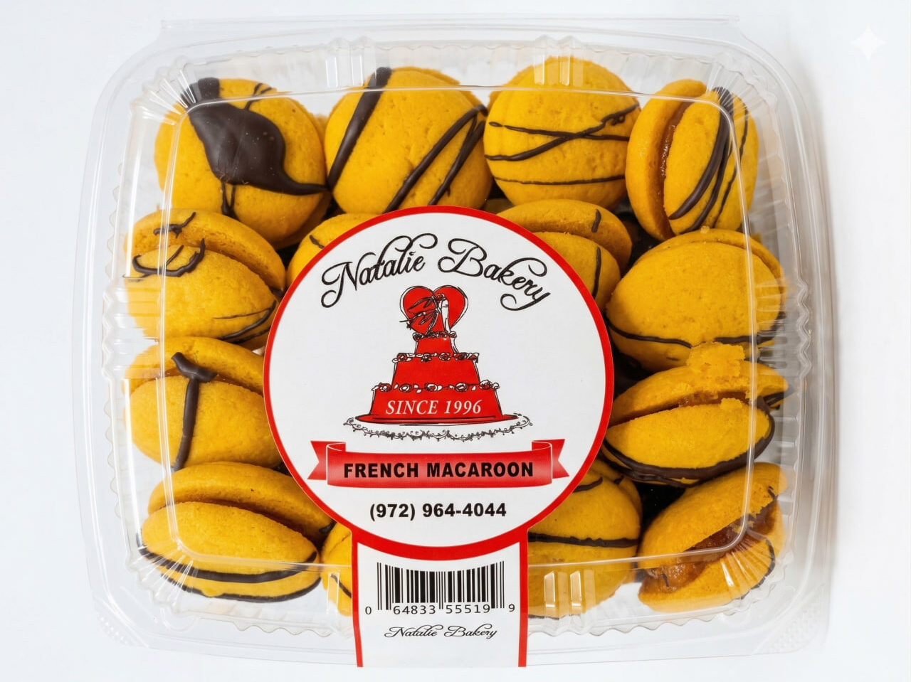 French Macaroons with Chocolate Drizzle, 12 oz