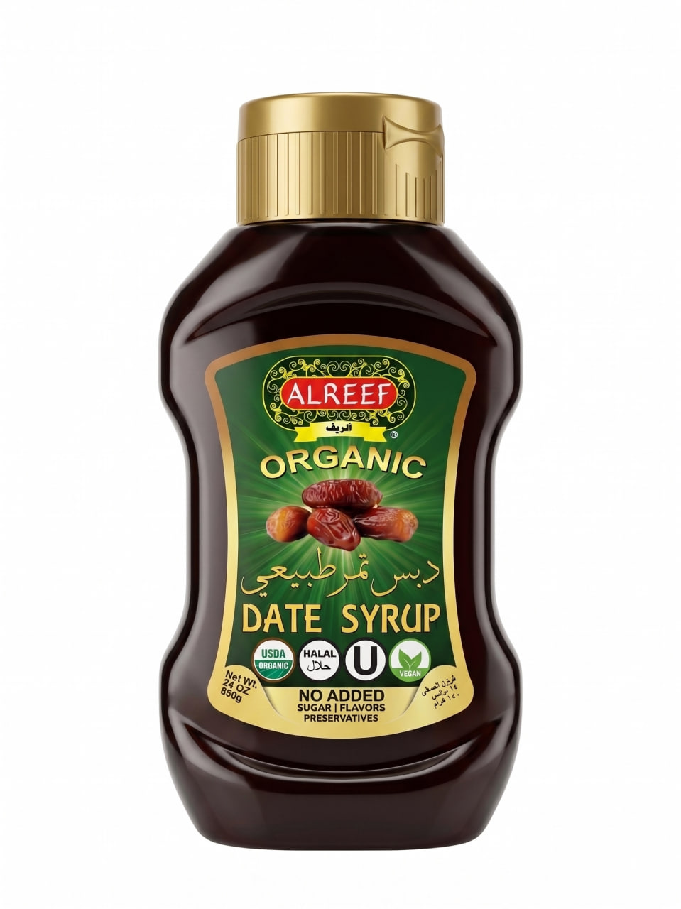 Organic Date Syrup, 24 oz (850g)