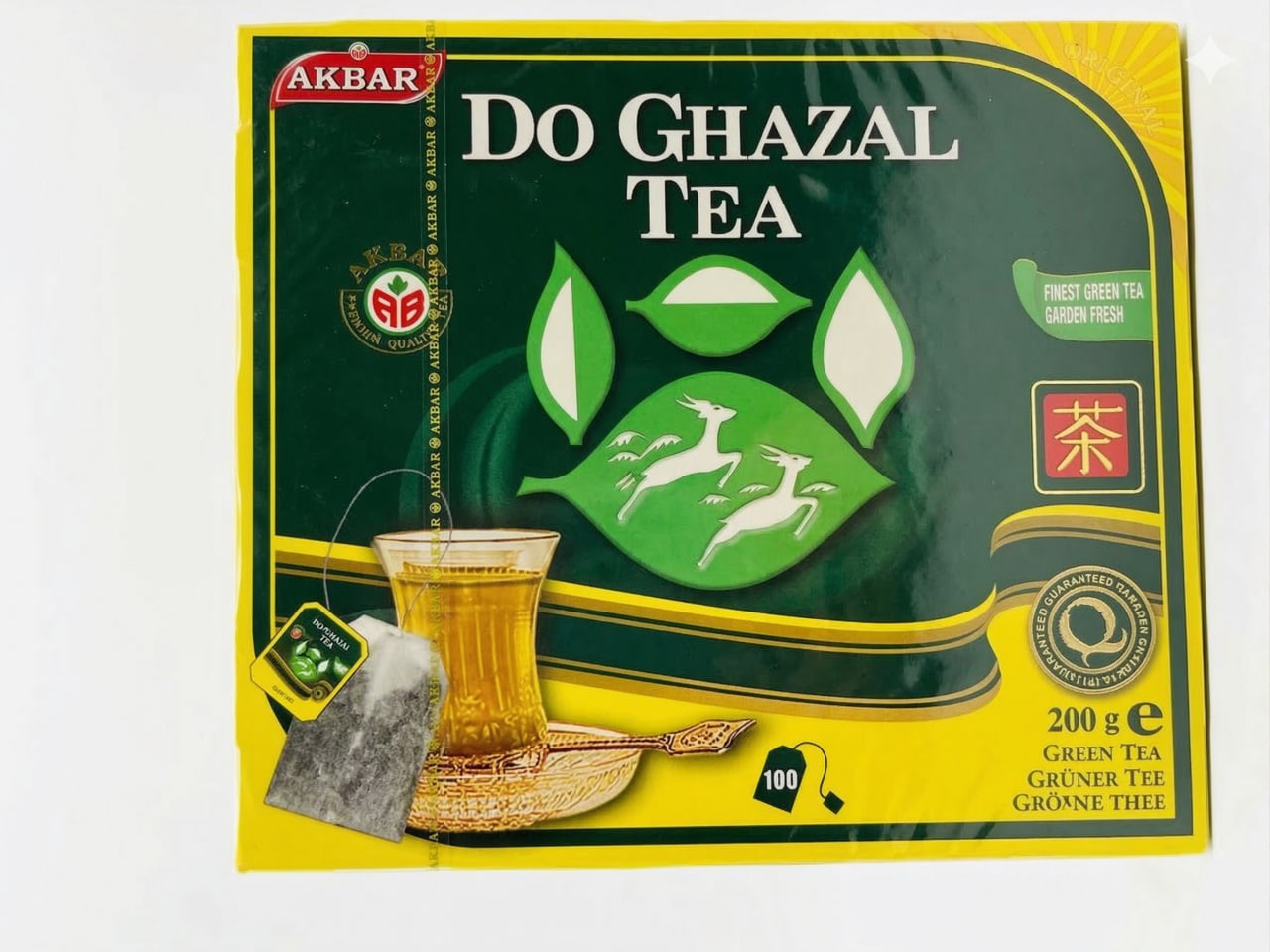 Green Tea Bags, 100 tea bags