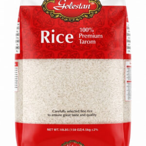Golestan 100% Premium Tarom Rice, 10 lbs (4.5kg)