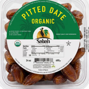 Organic Pitted Dates, 24 oz (680g)